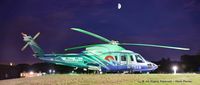 N176AM @ KBEH - Picking up patient Lakeland Health, Saint Joseph, Michigan - by Mark Parren 269-429-4088