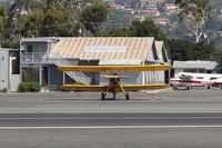 N75753 @ SZP - 1942 Boeing Stearman A75N1 (PT-17) as Navy N2S-4 basic trainer, Continental W670 220 Hp radial, a stunning example - by Doug Robertson
