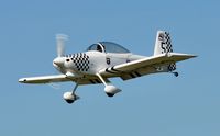 G-VFDS @ EGFH - Visiting RV-8 (Raven 5 of Team Raven) arriving Runway 28. - by Roger Winser