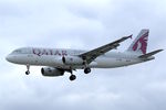 A7-ADE @ EGLL - On approach to London Heathrow - by Terry Fletcher