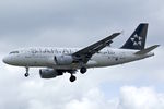 9A-CTI @ EGLL - On approach to London Heathrow - by Terry Fletcher