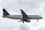 OE-LBX @ EGLL - On approach to London Heathrow