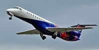 G-CGWV @ EGAC - Belfast City.  Eastern Airways G-CGWV departing to the Isle of Man. - by Albert Bridge