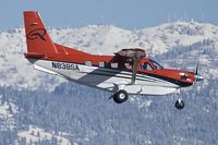 N838SA @ KBOI - Landing RWY 10L. - by Gerald Howard