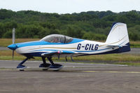 G-CILG @ EGFH - RV-7A, Privately owned, seen taxxing in. - by Derek Flewin