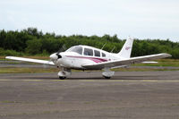 G-JANA @ EGFH - Archer II, Elstree Hertfordshire based, previously N2838X, seen taxxing in. - by Derek Flewin