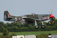 G-SHWN @ EGSU - Landing at Duxford. - by Graham Reeve