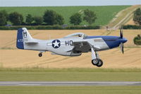 G-BIXL @ EGSU - Landing at Duxford. - by Graham Reeve