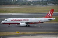 UR-AJB @ EDDL - Airbus A320-233 - UX UJX AtlasGlobal Ukraine - 733 - UR-AJB - 20.09.2016 - DUS - by Ralf Winter