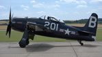 G-RUMM @ EGSU - x. 121714 on the eve of The Flying Legends Airshow, July 2017.