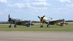 G-CIXJ @ EGSU - 5. on the eve of The Flying Legends Airshow, July 2017.