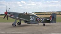 G-SHWN @ EGSU - 1. KH774 on the eve of The Flying Legends Airshow, July 2017.