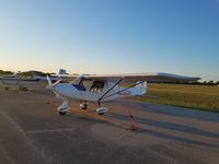 N256SP @ KSFY - Tied down on the ramp - by Floyd Taber