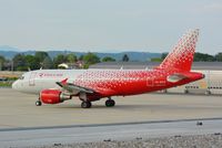 VQ-BCO @ LOWG - Rossyia A319 on the tarmac at LOWG - by Paul H