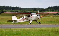 G-BIGK @ EGFP - Visiting Taylorcraft Twosome. - by Roger Winser