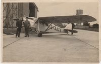G-AAXX - In a collection of photos once belonging to my father WO C.E.Lutwyche 561197 who was in the RAF from 1928 to 1942. He is the person in overalls and cap. - by Unknown