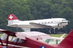 N431HM @ KOSH - Douglas DC-3C-S1C3G Swissair CN 9995, N431HM - by Dariusz Jezewski  FotoDJ.com