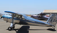 N1298B @ SZP - 1947 Luscombe 8E SILVAIRE, Continental A&C85 85 Hp, on transient ramp - by Doug Robertson
