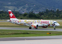 HB-JCA @ LOWG - First landing of a Bombardier CS300 in GRZ.