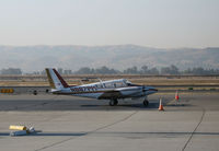 N887PM @ KLVK - 1970 Piper PA-39 Twin Comanche on visitor's ramp @ Livermore, CA sold to new owner 08.08 in Virginia