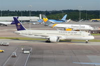 HZ-AR11 @ EGCC - Just landed at Manchester. - by Graham Reeve