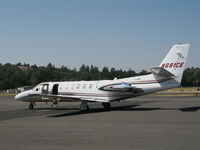 N681CE @ O22 - Sierra Pacific Industries (Redding, CA) 2004 Cessna 560 Encore on visitor's ramp @ Columbia, CA - by Steve Nation