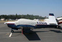 N435DB @ O22 - Locally-based 1966 Mooney M20E with cockpit cover @ Columbia, CA (now registered to Hi-Velocity Design, Inc., Dublin, OH) - by Steve Nation