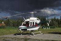 C-GESH @ CYHT - At the Trans North base at the Haines Junction, Yukon, airport. - by Murray Lundberg