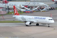 TC-JTI @ EGCC - Just landed at Manchester. - by Graham Reeve