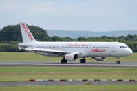 G-POWN @ EGCC - Just landed at Manchester. - by Graham Reeve