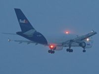 N816FD @ KBOI - Landing RWY 10R in the pre dawn snow storm. - by Gerald Howard