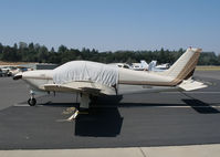 N44860 @ O22 - Locally-based 1977 Piper PA-28R-201T Cherokee Arrow III with cockpit covered @ Columbia, CA - by Steve Nation
