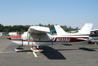 N1313U @ O22 - Locally-based 1976 Cessna 172M Skyhawk with cockpit covered @ Columbia, CA (now registered to Pro Air Aviation, Cedar City, UT) - by Steve Nation