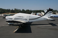 N4520T @ O22 - Locally-based 1971 Piper PA-28-180 Cherokee with cockpit covered @ Columbia, CA (now registered to owner in Parachute, CO) - by Steve Nation