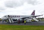 A7-CJA @ EGLF - Airbus A319-133LR of Qatar Airways at  Farnborough International 2016 - by Ingo Warnecke