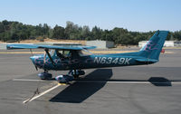 N6349K @ O22 - Locally-based 1975 Cessna 150M @ Columbia, CA (now register to owner in Groveland, CA in the heart of the San Joaquin Delta) - by Steve Nation