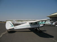 N76525 @ KCPU - Locally-based 1946 Cessna 140 @ Maury Rasmussen Field/Calaveras County Airport, San Andreas, CA - by Steve Nation