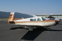 N9590U @ KCPU - Locally-based 1980 Mooney M20K @ Maury Rasmussen Field/Calaveras County Airport, San Andreas, CA - by Steve Nation