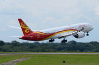 B-6969 @ EGCC - Departing from Manchester.