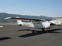 N7696G @ KCPU - Locally-based 1970 Cessna 172L Skyhawk in aluminum colors @ Maury Rasmussen Field/Calaveras County Airport, San Andreas, CA - by Steve Nation