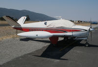 N8808A @ KCPU - Locally-based 1950 Beech 35 Bonanza with cockpit cover @ Maury Rasmussen Field/Calaveras County Airport, San Andreas, CA - by Steve Nation