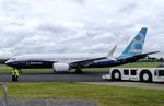 N8704Q @ EGLF - Boeing 737-8H4 MAX 8 at Farnborough International 2016 - by Ingo Warnecke