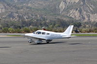 N41978 @ SZP - 1974 Piper PA-28-151 WARRIOR, Lycoming O-320-E3D 150 Hp, taxi to Rwy 22 - by Doug Robertson
