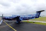 HB-FWA @ EGLF - Pilatus PC-12/47E at Farnborough International 2016