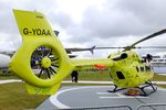 G-YOAA @ EGLF - Airbus Helicopters H145 of Yorkshire Air Ambulance at Farnborough International 2016