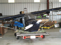 N174MS @ KJAQ - Locally-based 2006 RANS S-7LS Courier homebuilt in hangar @ Westover Field/Amador County Airport, Jackson, CA (involved in some kind of accident and now deregistered) - by Steve Nation