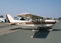 N734UZ @ KJAQ - Locally-based 1977 Cessna 172N Skyhawk @ Westover Field/Amador County Airport, Jackson, CA - by Steve Nation