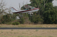 N9210G @ KRIU - Flying Vikings (Hayward, CA) 1980 Cessna 172N Skyhawk climbing out after short stop @ Rancho Murieta, CA - by Steve Nation