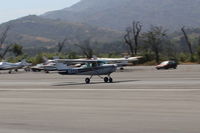 N5443L @ SZP - 1980 Cessna 152, Lycoming O-235 115 Hp, takeoff roll Rwy 22 - by Doug Robertson