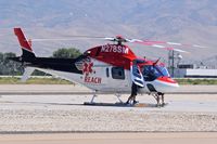 N278SM @ KBOI - Parked on the south Helipad. - by Gerald Howard